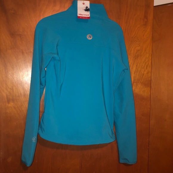 𝅺Marmot Women's Tempo softshell Jacket XS teal - Picture 4 of 7